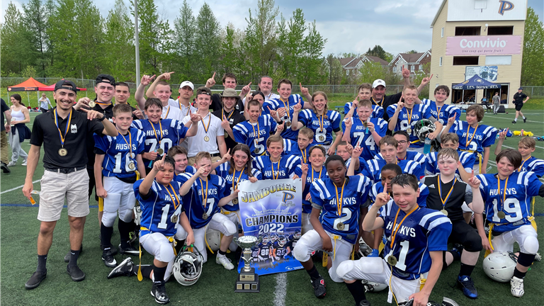 Les Huskys de l école du Val Joli sont champions du Jamboree des