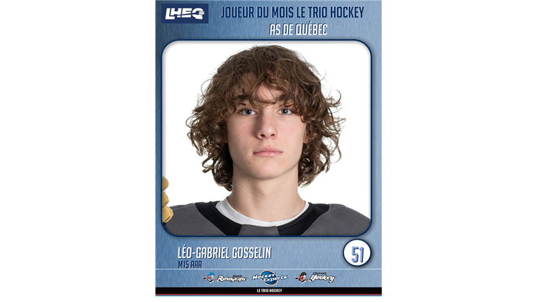 Les joueurs méritants As AAA Octobre 2022 Les As de Quebec AAA