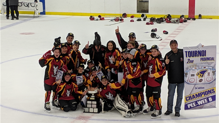 Félicitations Au Pee-Wee B - Champions Du Tournoi De Shawinigan ...