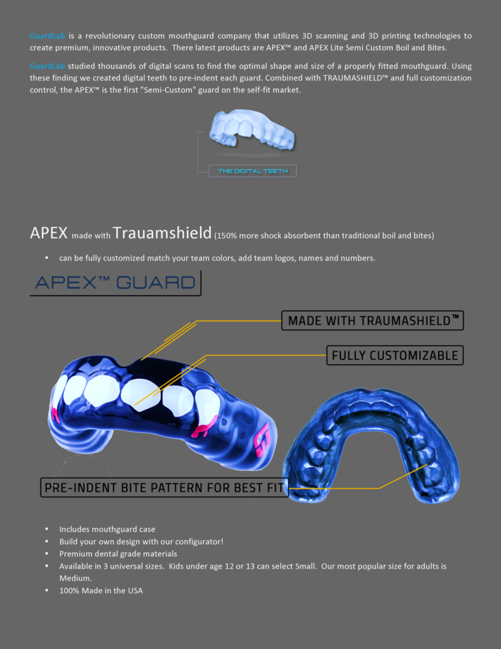 GUARD LAB MOUTHGUARDS OneHockey